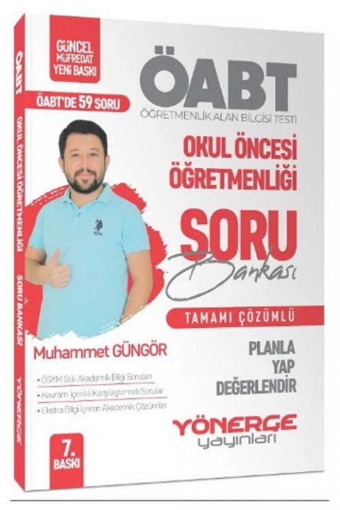 ÖABT Okul Öncesi Öğretmenliği Planla Yap Değerlendir Soru Bankası Yönerge Yayınları