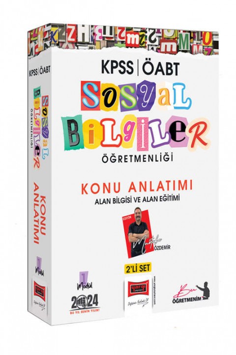 2024 ÖABT Sosyal Bilgiler Öğretmenliği Alan Bilgisi ve Alan Eğitimi Konu Anlatımı 2'li Set Yargı Yayınları