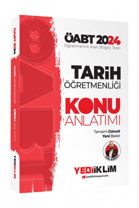 2024 ÖABT Tarih Öğretmenliği Konu Anlatımı Yediiklim Yayınları