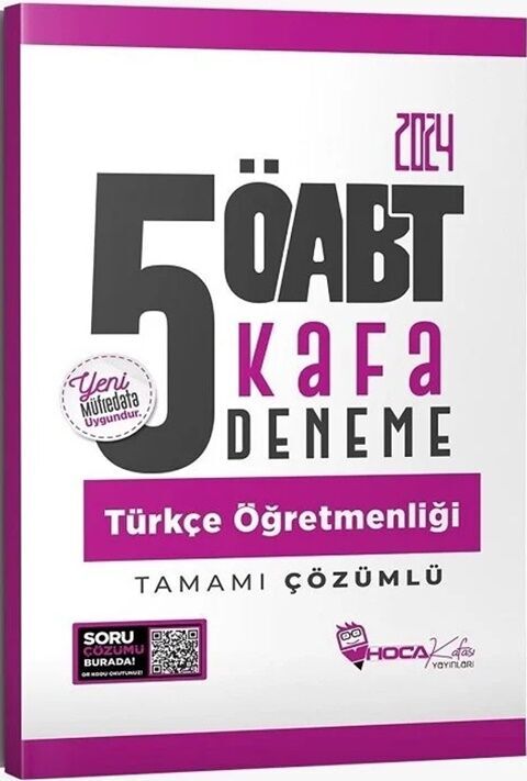 2024 ÖABT Türkçe Öğretmenliği 5 Kafa Deneme Hoca Kafası Yayınları