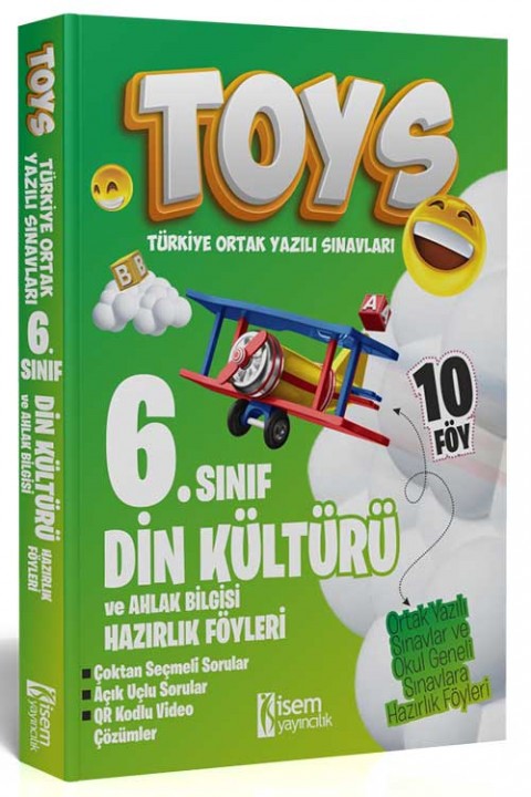 2024 TOYS 6. Sınıf Din Kültürü ve Ahlak Bilgisi Hazırlık Föyleri İsem Yayıncılık