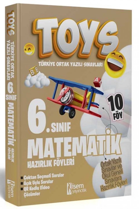 2024 TOYS 6. Sınıf Matematik Hazırlık Föyleri İsem Yayıncılık