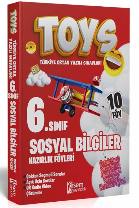 2024 TOYS 6. Sınıf Sosyal Bilgiler Hazırlık Föyleri İsem Yayıncılık
