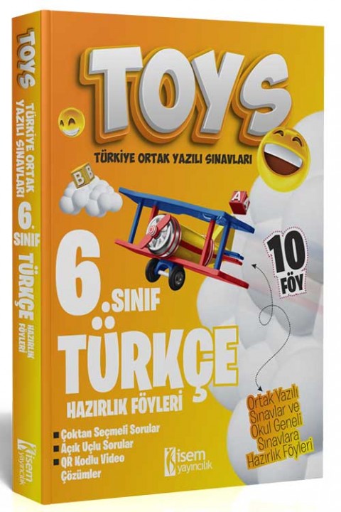 2025 TOYS 6. Sınıf Türkçe Hazırlık Föyleri İsem Yayıncılık