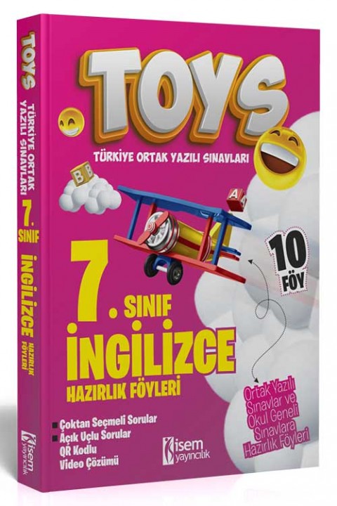 2024 TOYS 7. Sınıf İngilizce Hazırlık Föyleri İsem Yayıncılık