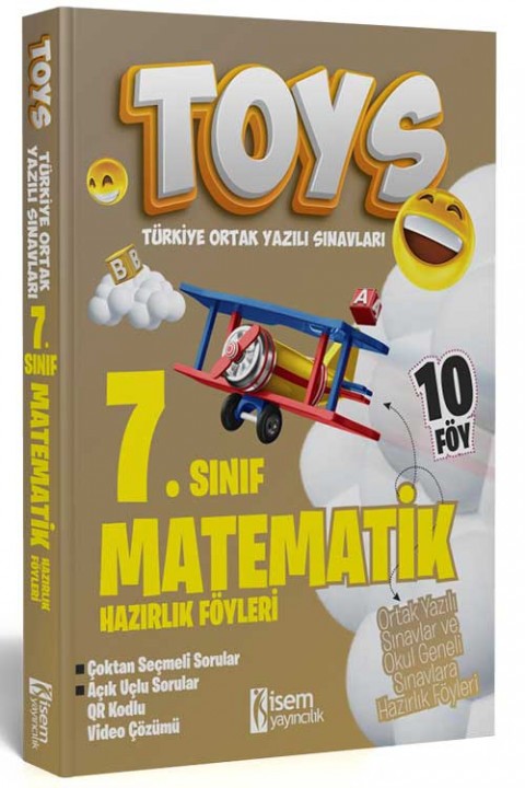 2024 TOYS 7. Sınıf Matematik Hazırlık Föyleri İsem Yayıncılık