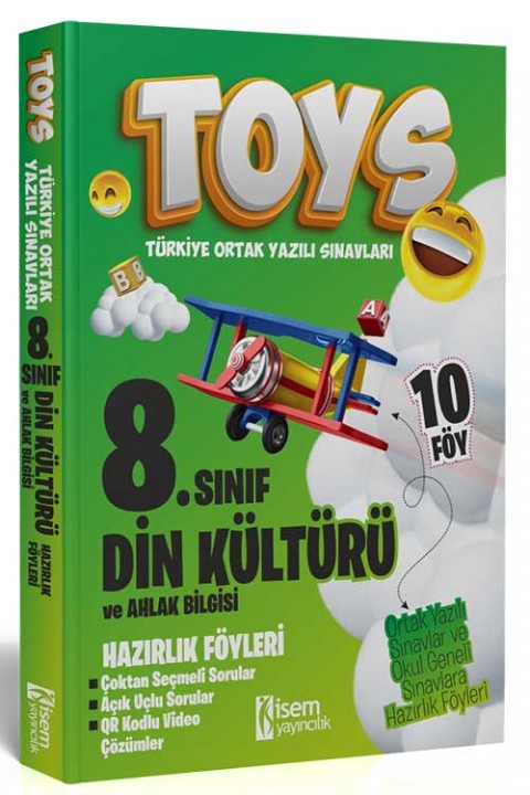 2024 TOYS 8. Sınıf Din Kültürü ve Ahlak Bilgisi Hazırlık Föyleri İsem Yayıncılık