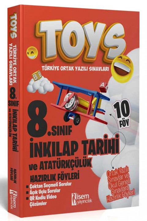 2024 TOYS 8. Sınıf İnkılap Tarihi ve Atatürkçülük Hazırlık Föyleri İsem Yayıncılık