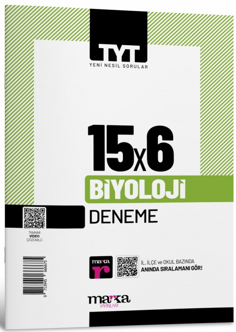 TYT Biyoloji 15 x 8 Deneme Marka Yayınları