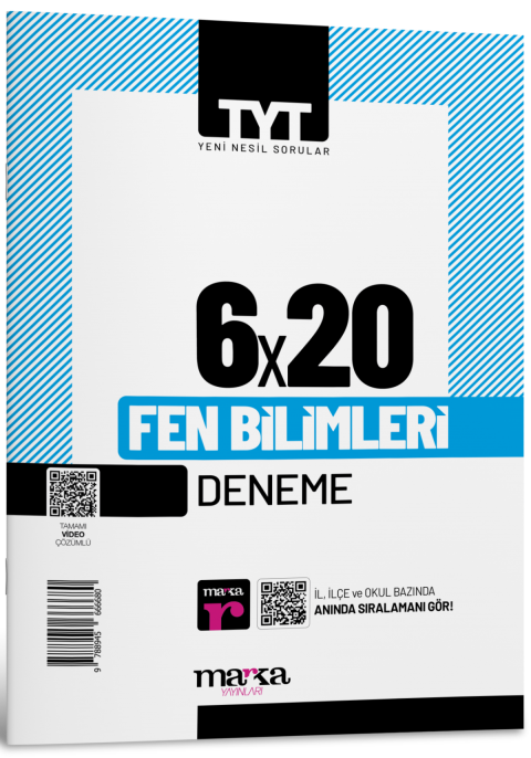 TYT Fen Bilimleri 6x20 Deneme Marka Yayınları