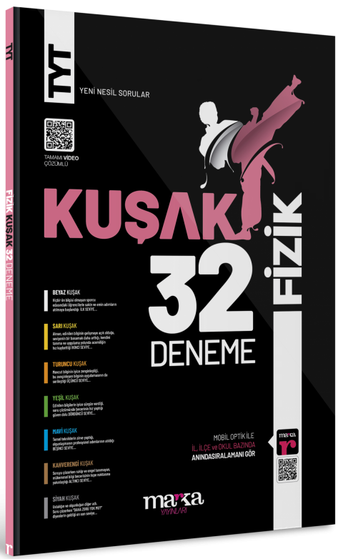 2024 TYT Fizik 32 Kuşak Deneme Tamamı Video Çözümlü Marka Yayınları