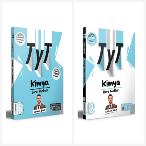 2024 TYT Kimya Ders Notları ve Soru Bankası Seti Benim Hocam Yayınları