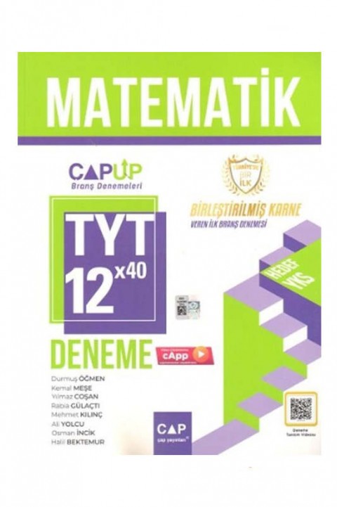TYT Matematik 12 x 40 Up Deneme Çap Yayınları