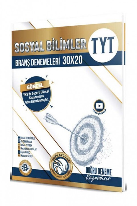 TYT Sosyal Bilimler 30 x 20 Branş Denemeleri Bilgi Sarmal Yayınları