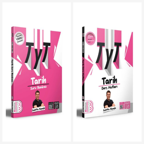 2024 TYT Tarih Ders Notları ve Soru Bankası Seti Benim Hocam Yayınları