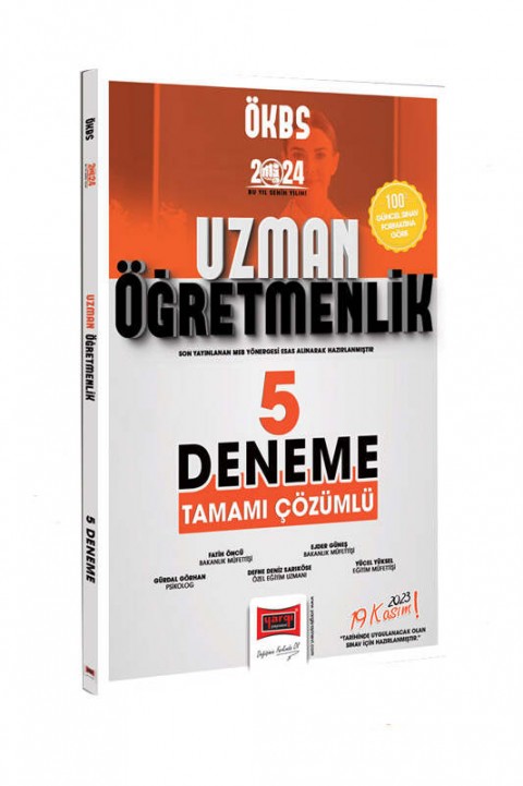 2024 Uzman Öğretmenlik 5 Deneme Yargı Yayınları