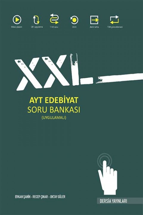 2024 XXL AYT Edebiyat Uygulamalı Soru Bankası Dersia Yayınları