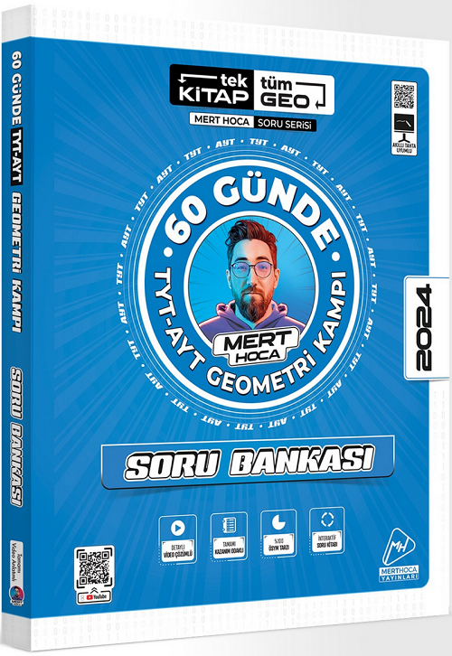 2024 YKS TYT AYT 60 Günde Geometri Kampı Soru Bankası Mert Hoca Yayınları