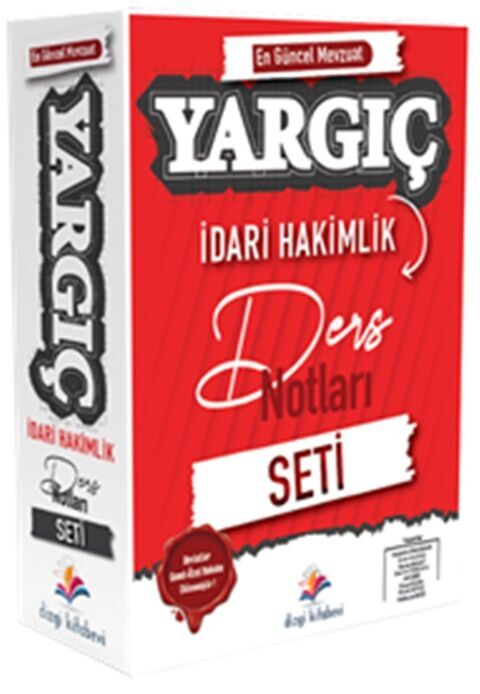 2024 Yargıç İdari Hakimlik Ders Notları Seti Dizgi Kitap Yayınları