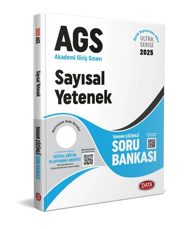 2025 AGS Ultra Serisi Sayısal Yetenek Matematik Soru Bankası Data Yayınları