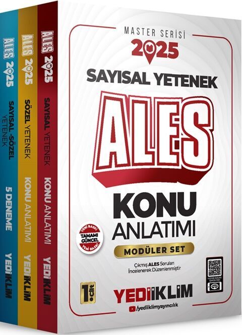 2025 ALES Modüler Set Yediiklim Yayınları