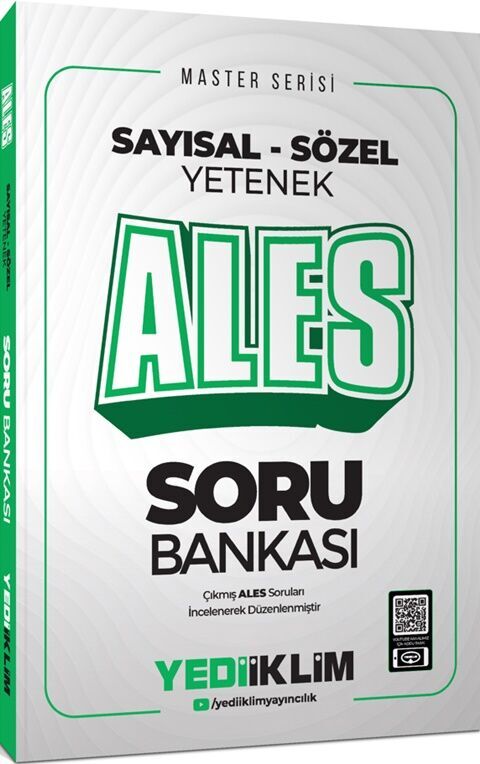 2025 ALES Sayısal Sözel Yetenek Soru Bankası Yediiklim Yayınları