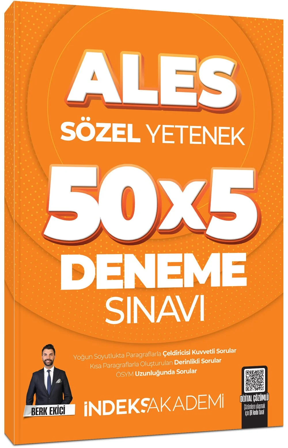 2025 ALES Sözel Yetenek 5 Deneme Sınavı Çözümlü - Berk Ekici İndeks Akademi Yayıncılık