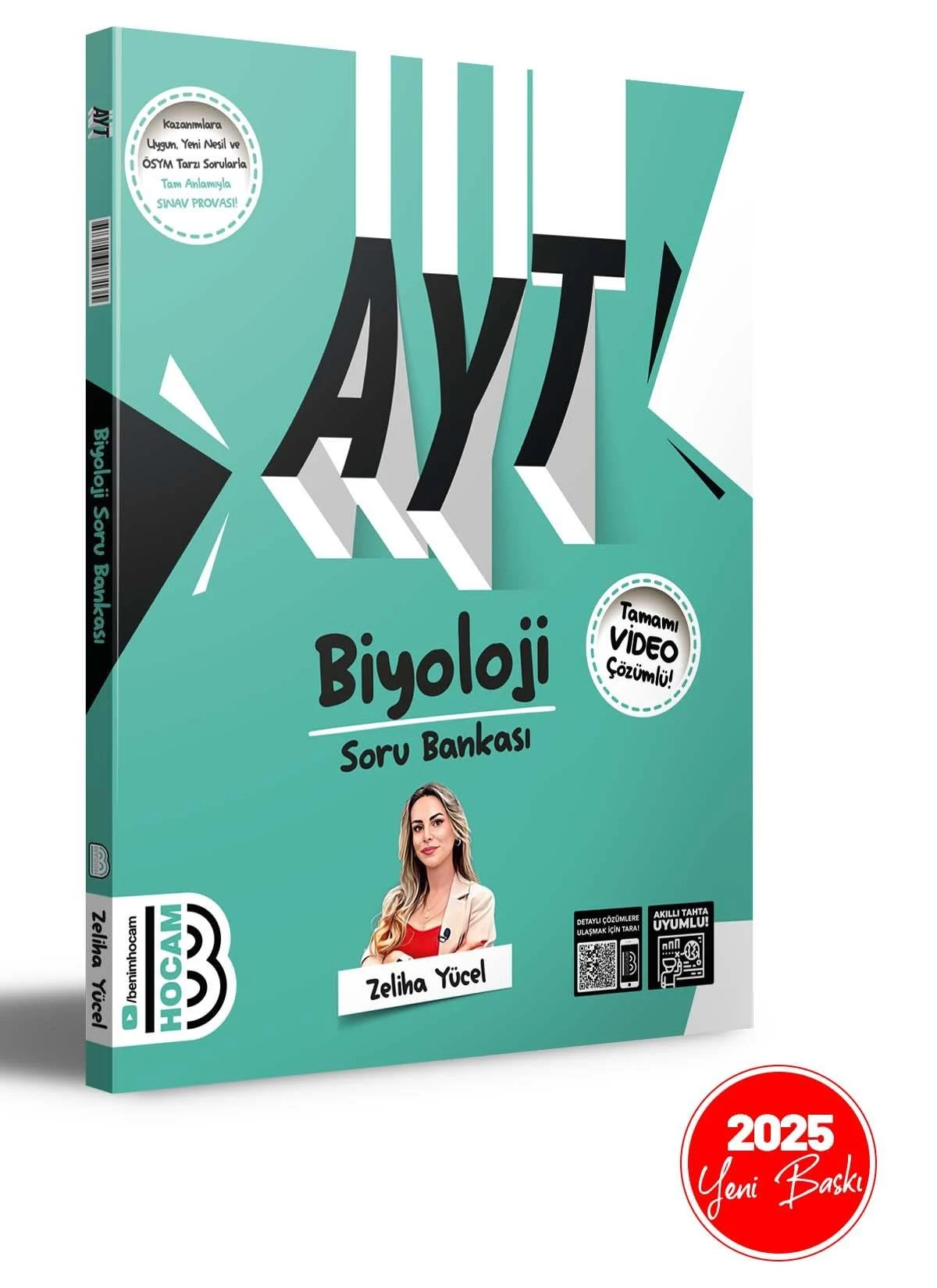 2025 AYT Biyoloji Tamamı Video Çözümlü Soru Bankası Benim Hocam Yayınları