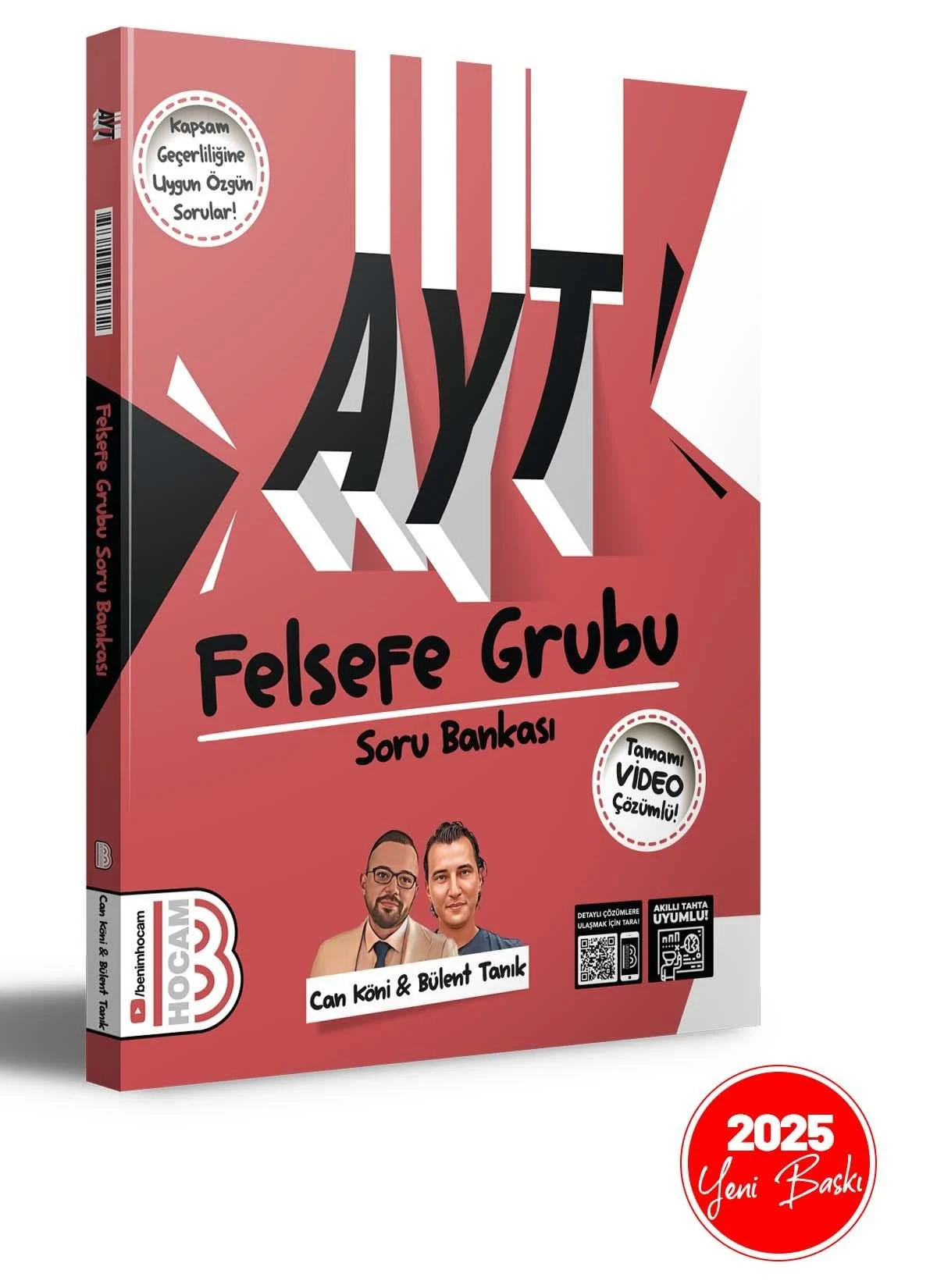 2025 AYT Felsefe Grubu Tamamı Video Çözümlü Soru Bankası Benim Hocam Yayınları