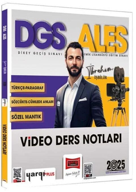 2025 DGS ALES Türkçe Paragraf Sözcükte Anlam Sözel Mantık Video Ders Notları Yargı Yayınları