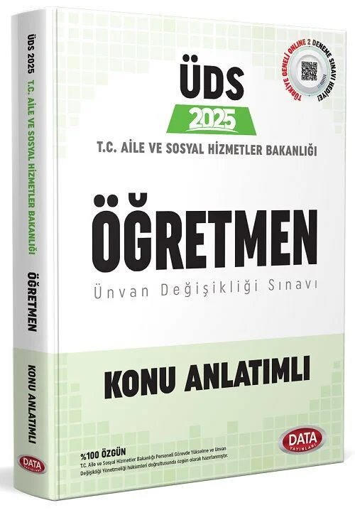 2025 GYS Aile ve Sosyal Hizmetler Bakanlığı Öğretmen Konu Anlatımı Görevde Yükselme Data Yayınları