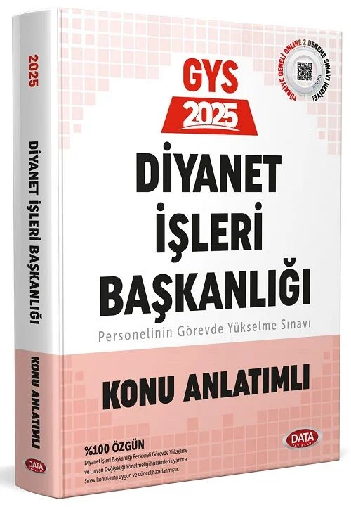 2025 GYS DİB Diyanet İşleri Başkanlığı Konu Anlatımlı Görevde Yükselme Data Yayınları
