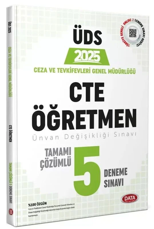 2025 GYS ÜDS Ceza ve Tevkifevleri Genel Müdürlüğü Öğretmen 5 Deneme Çözümlü Ünvan Değişikliği Data Yayınları