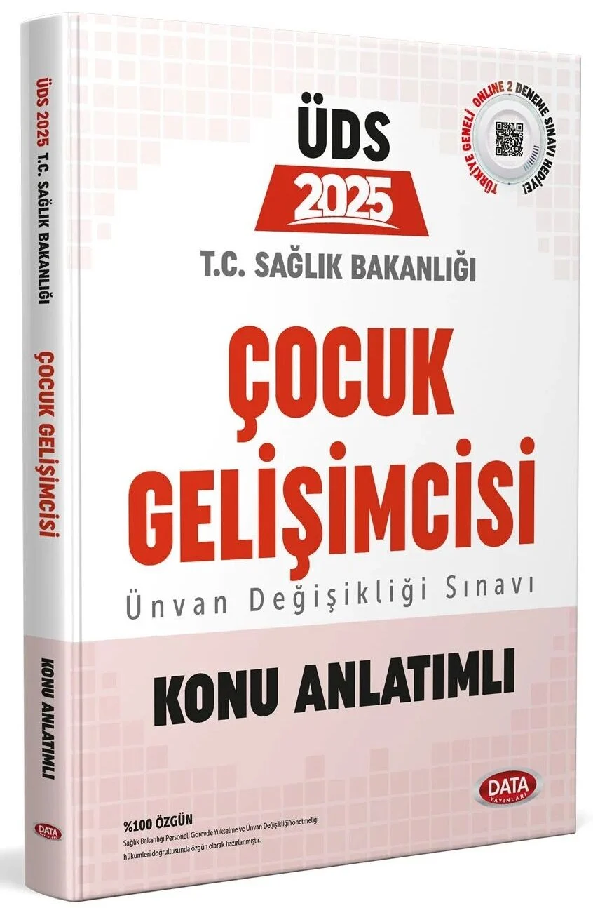 2025 GYS ÜDS Sağlık Bakanlığı Çocuk Gelişimcisi Konu Anlatımlı Görevde Yükselme Ünvan Değişikliği Data Yayınları