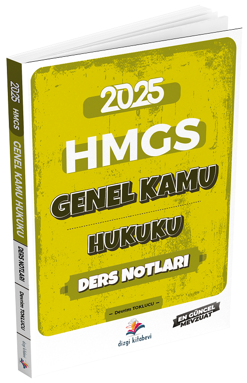 2025 HMGS Genel Kamu Hukuku Ders Notları - Devrim Toklucu Dizgi Kitap