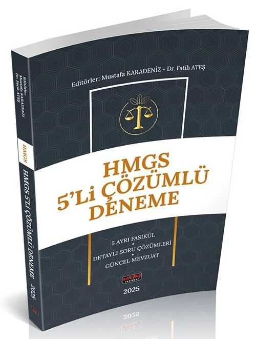 2025 HMGS HUKAL 5 Deneme Çözümlü - Mustafa Karadeniz Savaş Yayınları