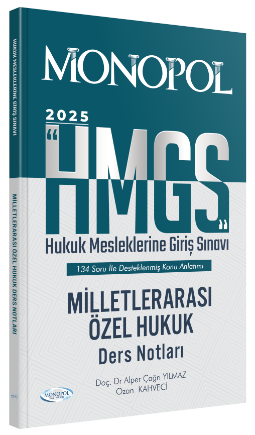2025 HMGS Milletlerarası Özel Hukuk Ders Notları Monopol Yayınları