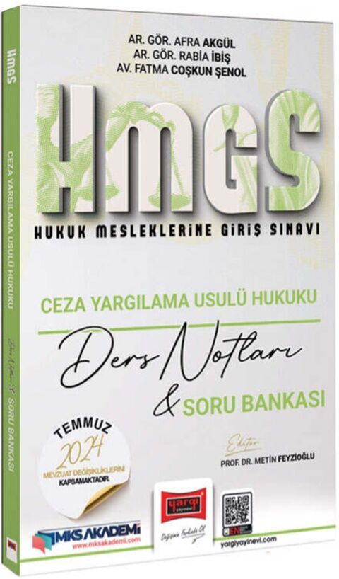 2025 Hukuk Mesleklerine Giriş Sınavı Ceza Yargılama Usulü Hukuku Ders Notları Soru Bankası Yargı Yayınları