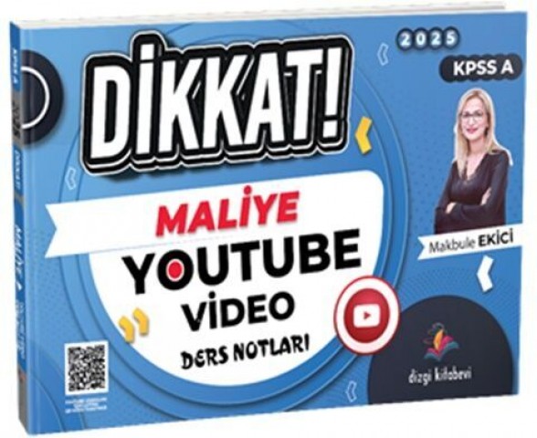 2025 KPSS A Dikkat Maliye Video Ders Notları Dizgi Kitap Yayınları