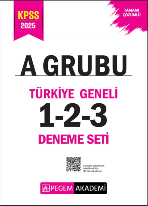 2025 KPSS A Grubu Tamamı Çözümlü Türkiye Geneli 1-2-3 3 lü Deneme Seti Pegem Yayıncılık