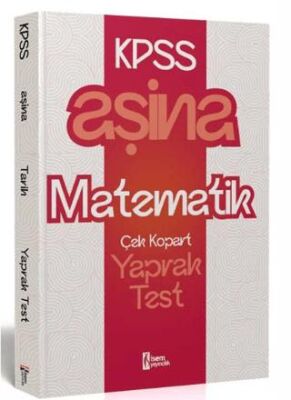 2025 KPSS Aşina Matematik Çek Kopart Yaprak Test İsem Yayıncılık