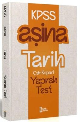 2025 KPSS Aşina Tarih Çek Kopart Yaprak Test İsem Yayıncılık