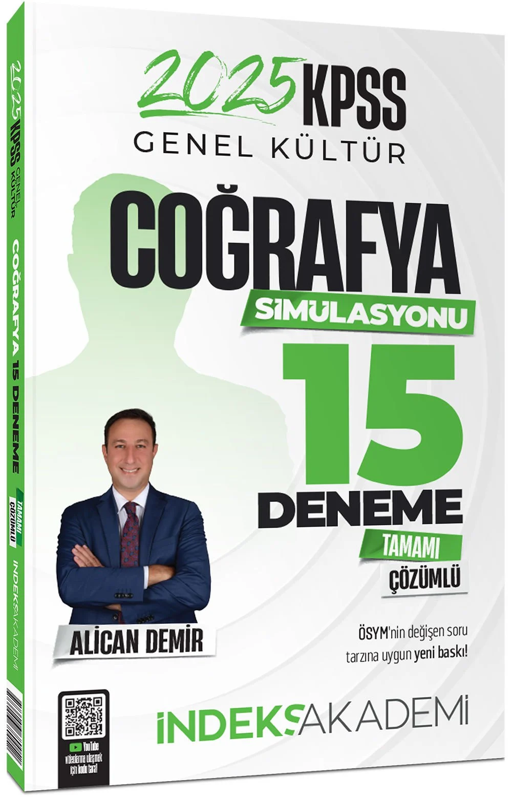 2025 KPSS Coğrafya Simülasyonu 15 Deneme Çözümlü - Alican Demir İndeks Akademi Yayıncılık