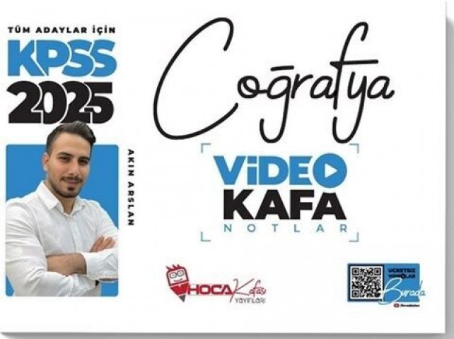 2025 KPSS Coğrafya Video Kafa Notlar Hoca Kafası Yayınları