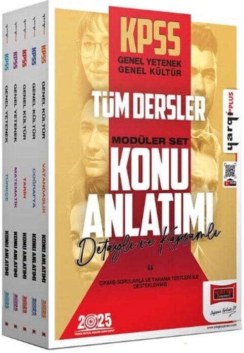 2025 KPSS GK - GY Konu Anlatımlı Modüler Set Yargı Yayınları