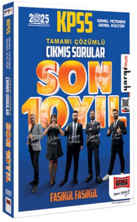 2025 KPSS GKGY Tamamı Çözümlü Fasikül Fasikül Son 10 Yıl Çıkmış Sorular Yargı Yayınları