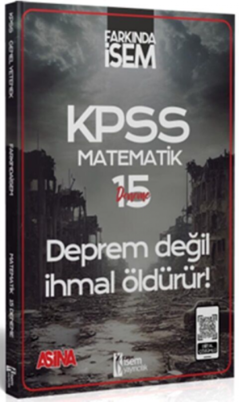 2025 KPSS Matematik Aşina Farkında İsem 15 Deneme İsem Yayıncılık