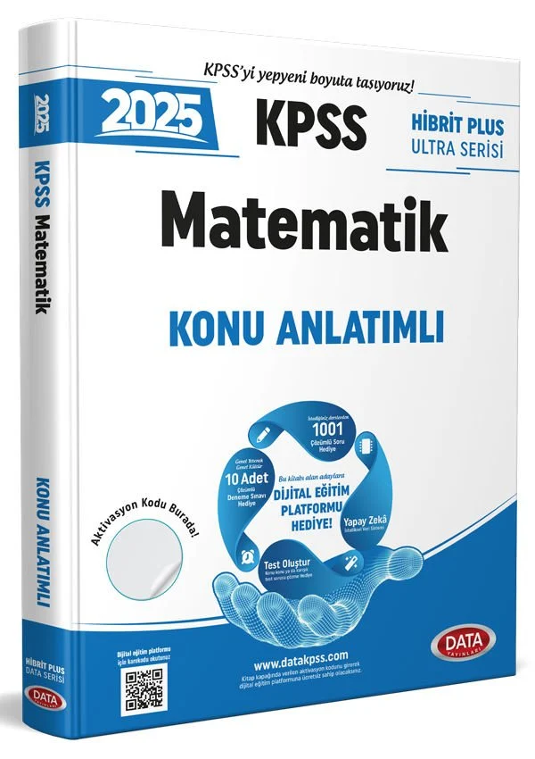 2025 KPSS Matematik Hibrit Plus Ultra Serisi Konu Anlatımlı Data Yayınları