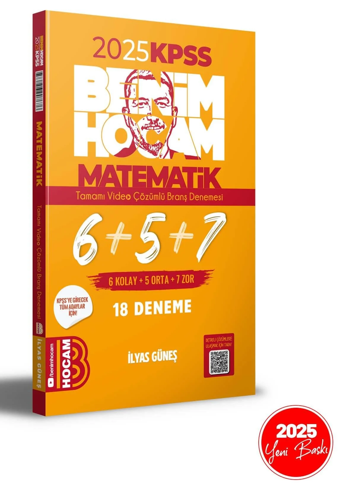2025 KPSS Matematik Tamamı Çözümlü 6+5+7 Deneme Benim Hocam Yayınları