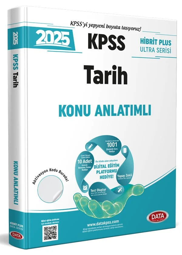 2025 KPSS Tarih Hibrit Plus Ultra Serisi Konu Anlatımlı Data Yayınları